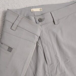 NEW Tasc Performance VISCOSE STRETCH Shorts Men's 40X9" Light Gray Zip Pocket